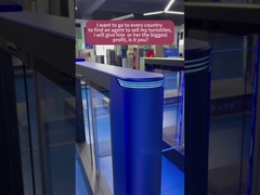 Tự động tốc độ cao cổng swing rào cản quay với hệ thống kiểm soát truy cập RIFD