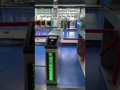 An ninh Tripod Turntile Rào chắn cổng RFID nhận dạng khuôn mặt 304 thép không gỉ Turntile