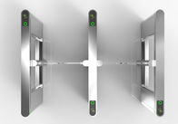 Speed Gate Turnstile 10mm Acrylic Swing Door For Hospitals / Hotels