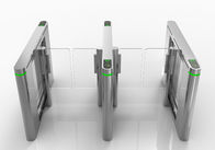 Speed Gate Turnstile 10mm Acrylic Swing Door For Hospitals / Hotels