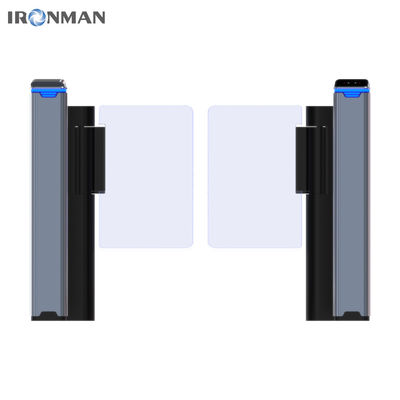 Kiểm soát truy cập an ninh Swing Glass Turntile Automatic Turntile Speed Gate cho phòng tập thể dục