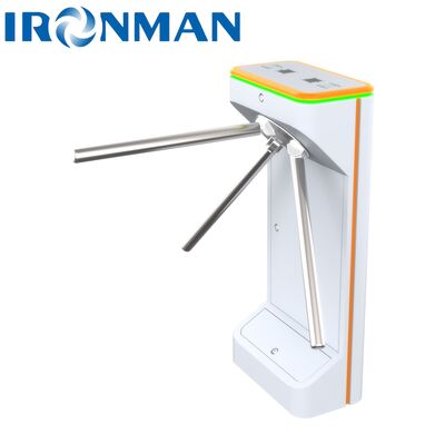 Compact Tripod Turnstile for Tight Spaces Slim Design 3-Arm Access Control Gate for Offices, Schools, Gyms, and High-Traffic Entrances